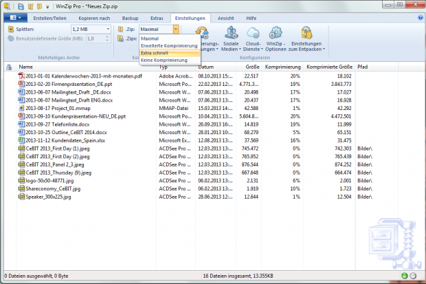 Winzip 18 (Bild: Winzip)